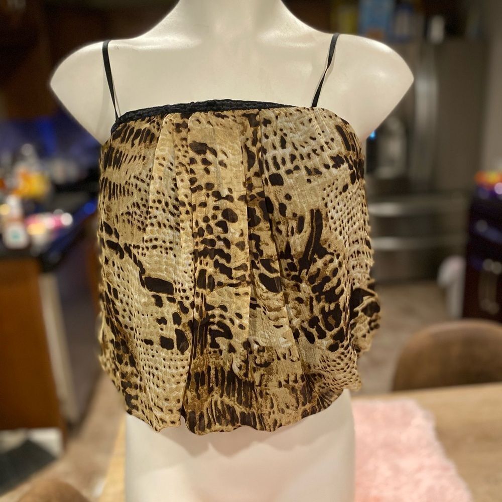 Snake print blouse
